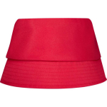Leichter Polyesterhut mit Sonnenschutz, 130 g/m² farbe rot zweite Rückansicht