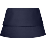 Leichter Polyesterhut mit Sonnenschutz, 130 g/m² farbe marineblau zweite Rückansicht