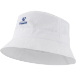Leichter Sonnenhut aus Taslan-Nylon, schnelltrocknend, 105 g/m² farbe weiß Ansicht mit Siebdruck