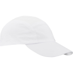 Wasserabweisende Kappe aus Taslan-Nylon mit UV-Schutz, 105 g/m² farbe weiß Seitenansicht