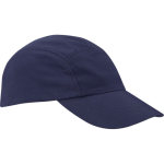 Wasserabweisende Kappe aus Taslan-Nylon mit UV-Schutz, 105 g/m² farbe marineblau Seitenansicht