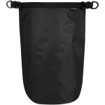 Wasserdichter Seesack aus recyceltem Material mit Rollverschluss und Schultergurt, 5 l farbe schwarz zweite Vorderansicht