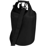 Wasserdichter Seesack aus recyceltem Material mit Rollverschluss und Schultergurt, 5 l farbe schwarz zweite Ansicht