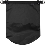 Wasserdichter Seesack aus recyceltem Material mit Rollverschluss und Schultergurt, 5 l farbe schwarz dritte Vorderansicht
