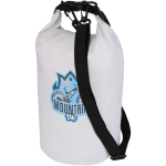 Wasserdichter Seesack aus recyceltem Material mit Rollverschluss und Schultergurt, 5 l farbe weiß