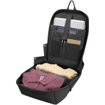 Aufklappbarer Anti-Diebstahl-Rucksack, wasserabweisend, 18 l farbe schwarz dritte Ansicht