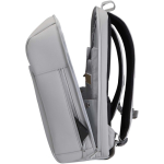 Aufklappbarer Anti-Diebstahl-Rucksack, wasserabweisend, 18 l farbe hellgrau Seitenansicht