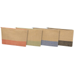 Schmale Kosmetiktasche aus zertifiziertem Strohpapier mit weichem Futter, 3 l farbe mahagoni zweite Ansicht in verschiedenen Farben