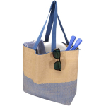 Tasche aus Strohpapier mit Reißverschluss und festem Boden, 21 l farbe marineblau zweite Ansicht