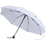 Faltbarer Regenschirm mit automatischer Öffnung und Gummigriff, Ø 93 cm farbe weiß