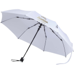 Faltbarer Regenschirm mit automatischer Öffnung und Gummigriff, Ø 93 cm farbe weiß