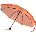 Faltbarer Regenschirm mit automatischer Öffnung und Gummigriff, Ø 93 cm farbe orange
