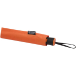 Faltbarer Regenschirm mit automatischer Öffnung und Gummigriff, Ø 93 cm farbe orange dritte Ansicht