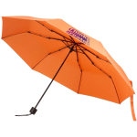 Kompakter Faltschirm mit Metallgestell und Gummigriff, Ø 102 cm farbe orange