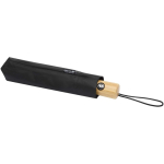 Robuster faltbarer Regenschirm mit Auf-Zu-Automatik, Ø 105 cm farbe schwarz dritte Ansicht