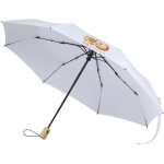 Robuster faltbarer Regenschirm mit Auf-Zu-Automatik, Ø 105 cm farbe weiß
