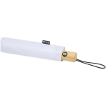 Robuster faltbarer Regenschirm mit Auf-Zu-Automatik, Ø 105 cm farbe weiß dritte Ansicht