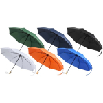 Robuster faltbarer Regenschirm mit Auf-Zu-Automatik, Ø 105 cm farbe weiß zweite Ansicht in verschiedenen Farben