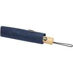 Robuster faltbarer Regenschirm mit Auf-Zu-Automatik, Ø 105 cm farbe marineblau dritte Ansicht
