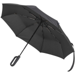 Kompakter faltbarer Regenschirm aus recyceltem Kunststoff mit Auf-Zu-Automatik, Ø 99 cm farbe schwarz