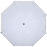 Windfester Regenschirm mit automatischer Öffnung und Reflektorband, Ø 130 cm farbe weiß zweite Vorderansicht