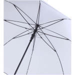 Windfester Regenschirm mit automatischer Öffnung und Reflektorband, Ø 130 cm farbe weiß zweite Ansicht