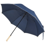 Windfester Regenschirm mit automatischer Öffnung und Reflektorband, Ø 130 cm farbe marineblau