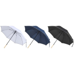 Windfester Regenschirm mit automatischer Öffnung und Reflektorband, Ø 130 cm farbe marineblau zweite Ansicht in verschiedenen Farben