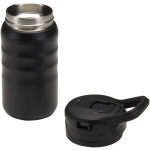 Sportflasche mit ausklappbarem Strohhhalm, 350 ml farbe schwarz zweite Ansicht