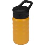 Sportflasche mit ausklappbarem Strohhhalm, 350 ml farbe gelb