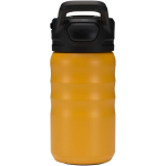 Sportflasche mit ausklappbarem Strohhhalm, 350 ml farbe gelb zweite Rückansicht