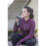 Sportflasche mit ausklappbarem Strohhhalm, 350 ml farbe gelb Lifestyle-Bild