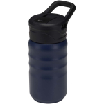 Sportflasche mit ausklappbarem Strohhhalm, 350 ml farbe marineblau