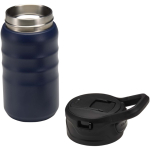 Sportflasche mit ausklappbarem Strohhhalm, 350 ml farbe marineblau zweite Ansicht