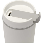 Doppelwandiger Thermobecher mit Schraubdeckel und Schiebeverschluss, 480 ml farbe weiß Detailansicht 1