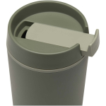 Doppelwandiger Thermobecher mit Schraubdeckel und Schiebeverschluss, 480 ml farbe grün Detailansicht 1