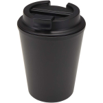 Doppelwandiger Thermobecher mit auslaufsicherem Schraubdeckel, 300 ml farbe schwarz