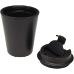 Doppelwandiger Thermobecher mit auslaufsicherem Schraubdeckel, 300 ml farbe schwarz zweite Ansicht