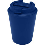 Doppelwandiger Thermobecher mit auslaufsicherem Schraubdeckel, 300 ml farbe blau