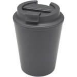 Doppelwandiger Thermobecher mit auslaufsicherem Schraubdeckel, 300 ml farbe grau