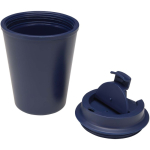 Doppelwandiger Thermobecher mit auslaufsicherem Schraubdeckel, 300 ml farbe marineblau zweite Ansicht