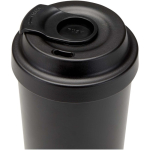 Doppelwandiger Thermobecher aus mattem Edelstahl, 480 ml farbe schwarz Detailansicht 1