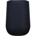 Doppelwandiger Becher mit Schiebedeckel und Luftisolierung, 360 ml farbe marineblau zweite Vorderansicht