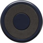 Doppelwandiger Thermobecher mit auslaufsicherem Deckel und Trinkhalm, 540 ml farbe marineblau dritte Ansicht