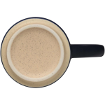 Stapelbare Keramiktasse mit unglasiertem Boden, 180 ml farbe marineblau Detailansicht 1