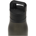 Doppelwandiger Thermobecher mit Druckknopf, 500 ml farbe schwarz Detailansicht 1