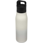 Doppelwandiger Thermobecher mit Druckknopf, 500 ml farbe weiß