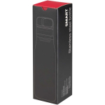 Doppelwandiger Thermobecher mit Druckknopf, 500 ml farbe weiß zweite Ansicht mit Box