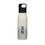 Doppelwandiger Thermobecher mit Druckknopf, 500 ml Ansicht mit Druckbereich