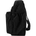 13-Zoll-Laptoptasche mit Trolleyband und verstecktem Fach farbe schwarz Seitenansicht
